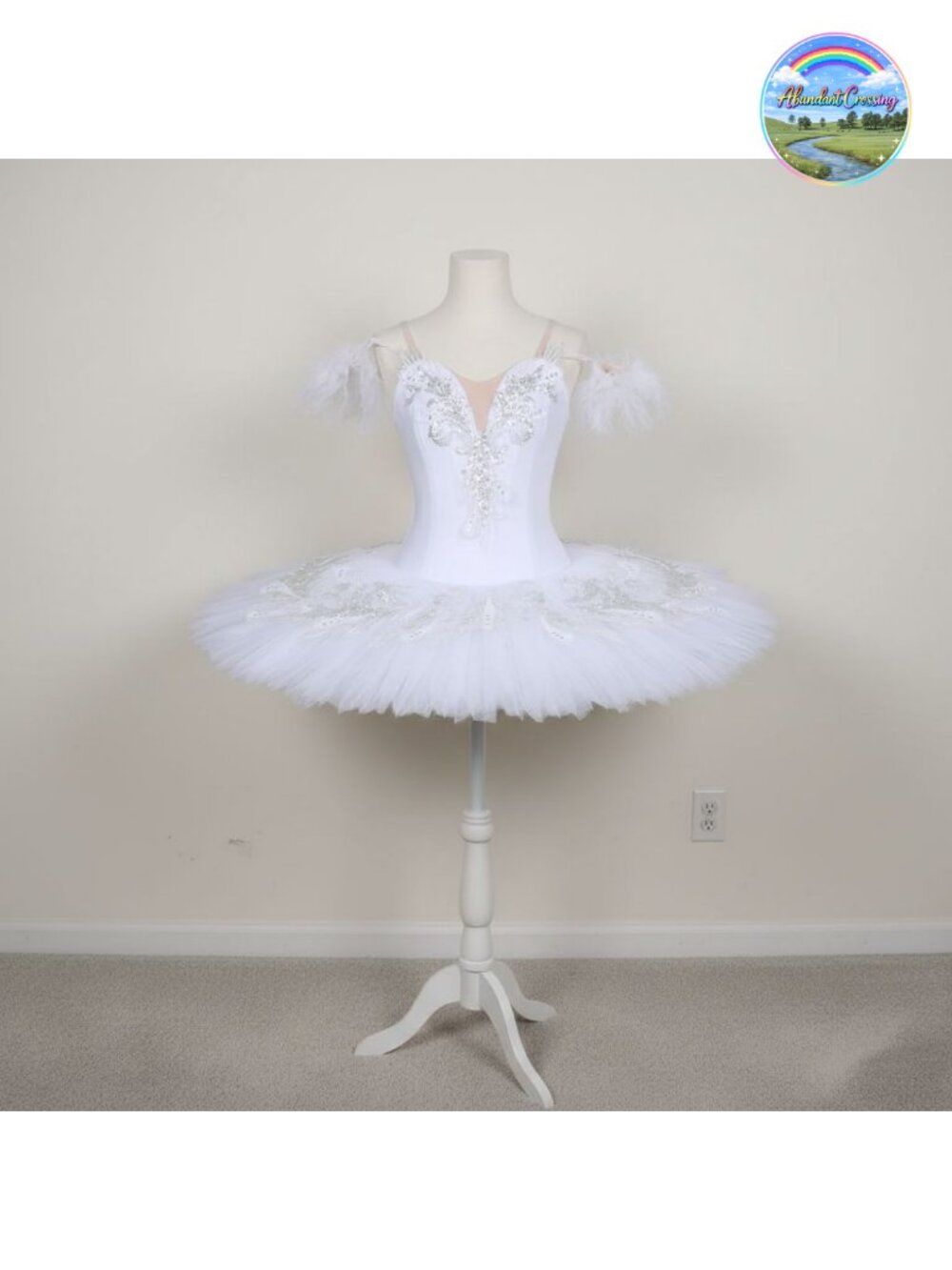 Swan Lake Ballet Tutu Dress Performance Costume Puffy Skirt